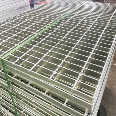Tấm grating thép mạ kẽm chịu tải nặng với thanh chịu lực có răng cưa, kích thước tùy chỉnh