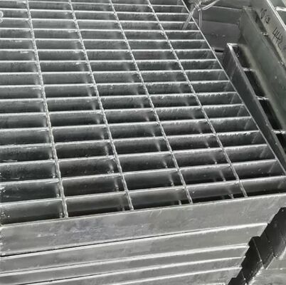 Hot Dip Galvanized 32 X 5mm thanh đơn giản và sợi xoắn thép Grating cho sàn hạng nặng