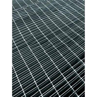 Tấm grating thép mạ kẽm nhúng nóng có bề mặt răng cưa và thanh chịu lực 25x5 cho sàn chịu tải nặng