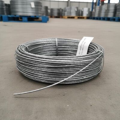 Sợi sắt galvanized ngâm nóng với lớp phủ kẽm 40-240g / m2 và thép carbon thấp trong BWG 8-BWG 22 kích cỡ