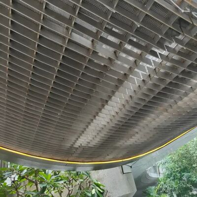 Thép không gỉ 316 Ghi sắt chống cháy để trang trí trần nhà và sử dụng cấu trúc
