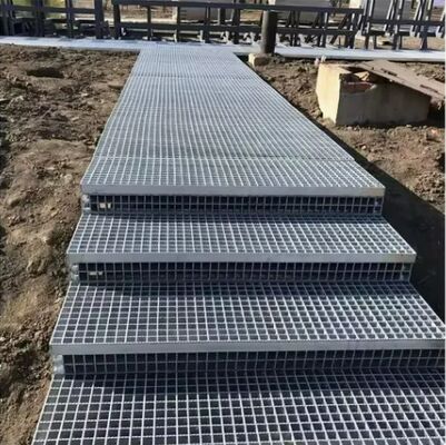 OEM tùy chỉnh Hot-Dip thép kẽm lưới với thanh serrated và 25x3 Bearing Bar cho nền tảng công nghiệp