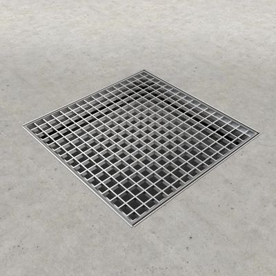 Thép không gỉ Grating Trọng lượng cao vật liệu chống trượt Q235/Q345/SS304/SS316